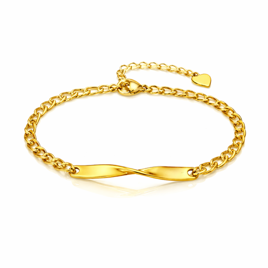 Pulsera Eien dorada mujer